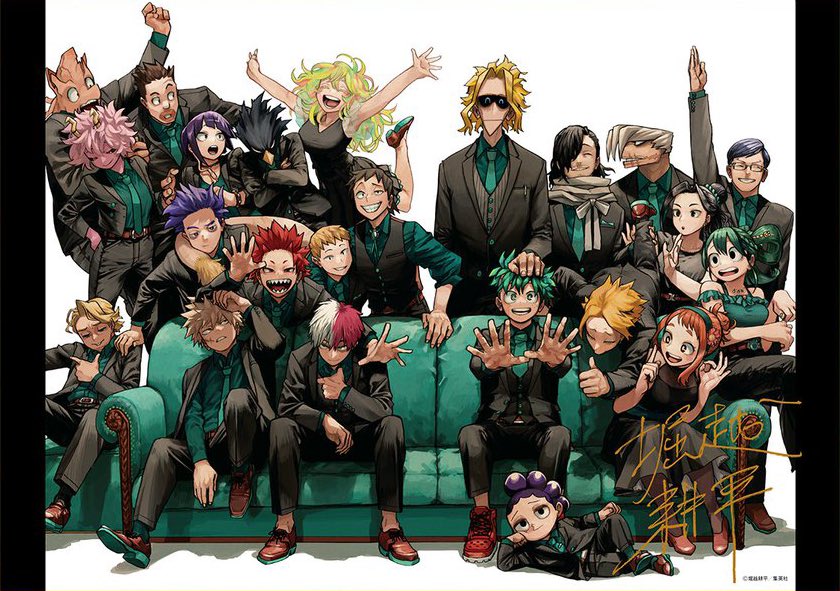 ヒロアカ完結記念 応募者全員サービス サイン入りリッチポスター