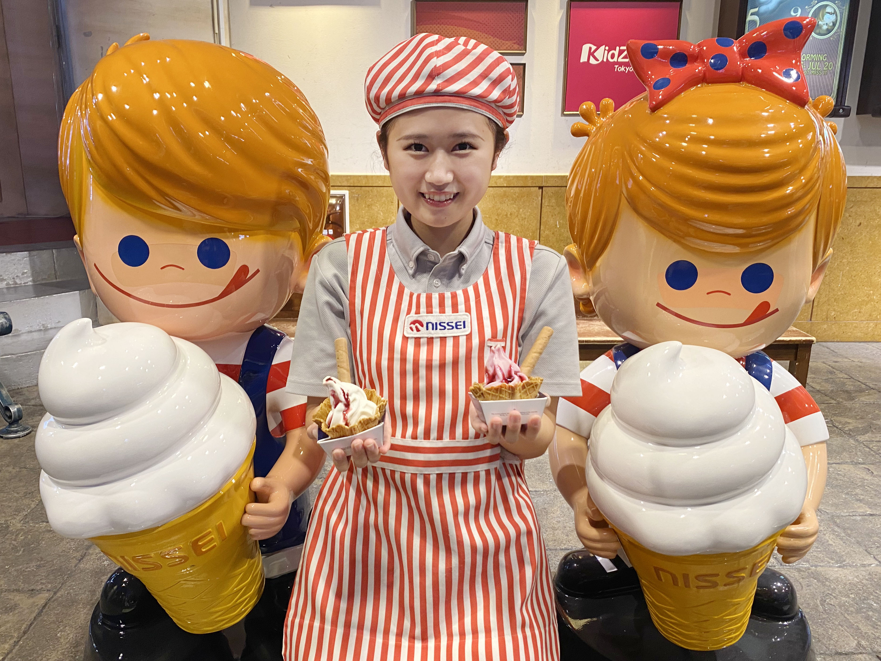 ニックン セイチャン ソフトクリーム 日世 フィギュア レア ニックン