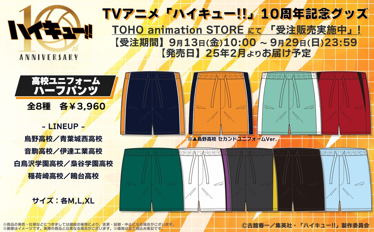 新品未使用｜10周年ロゴVer.ジャージLサイズ[音駒] ハイキュー!! 音駒