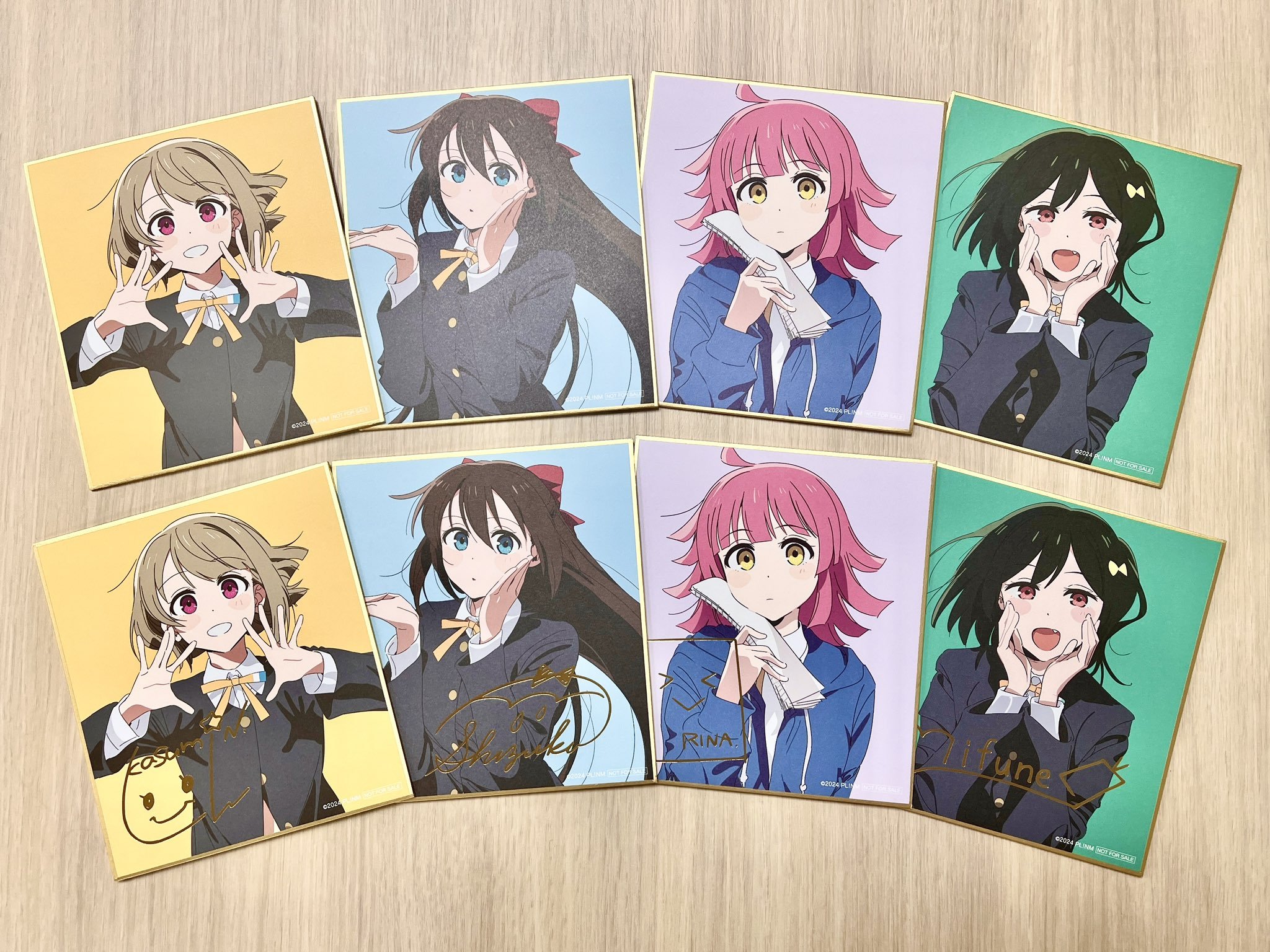 近江彼方虹ヶ咲色紙箔押し入場者特典完結編第1章ラブライブ