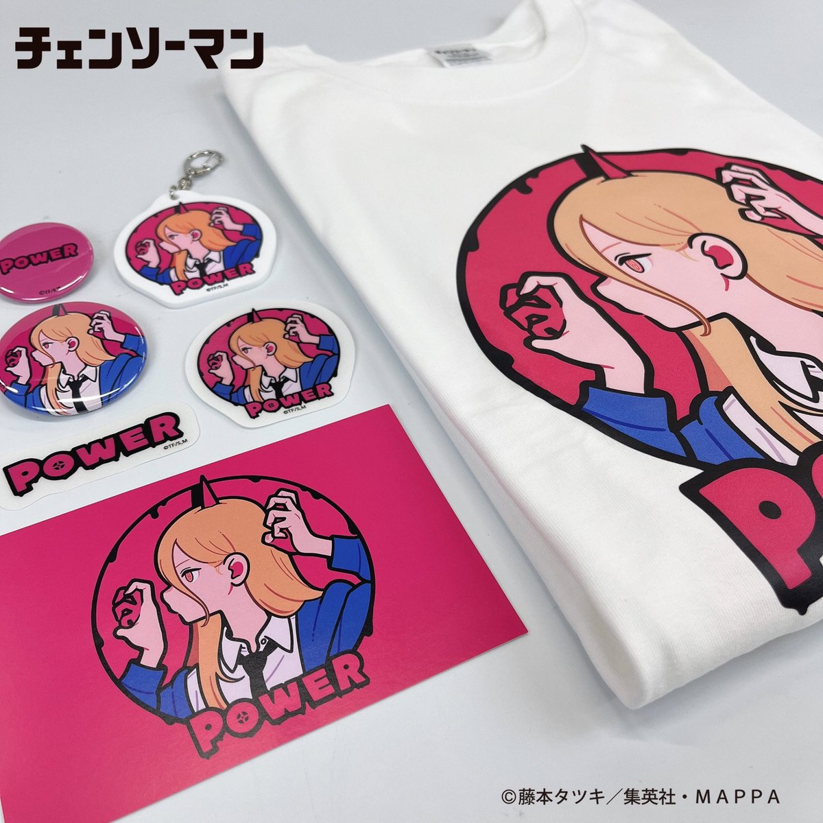 チェンソーマンプラザ パワー缶バッジセット チェンソーマン缶バッジ