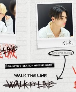 enhypen WALK THE LINE ジェイク 直筆 サイン入りポスター enhypen