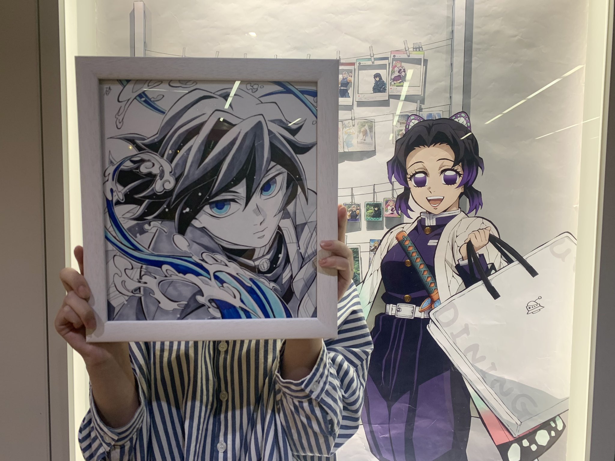 鬼滅の刃 ダイニング 柱稽古編 Wチャンス賞 B2ポスター 冨岡義勇 鬼