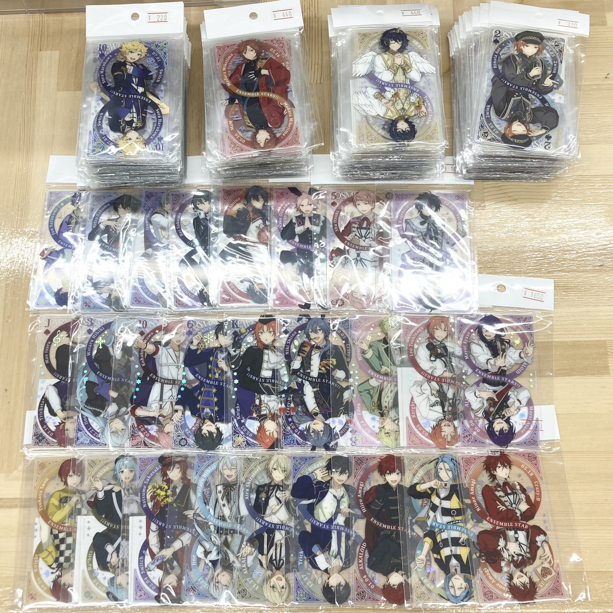 ショップ あんスタ クリアトランプ あんスタ docomo クリアトランプ 未