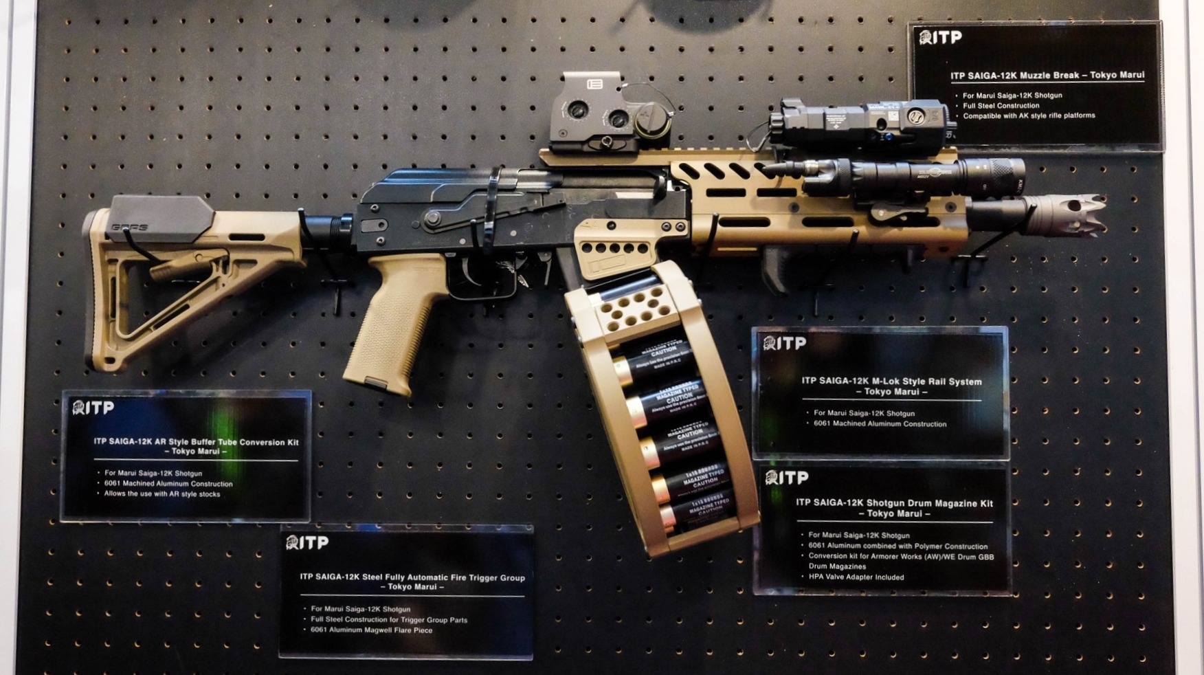 ITP サイガ12k SAIGA ドラムマガジンキット 組み込み積み M4 東京