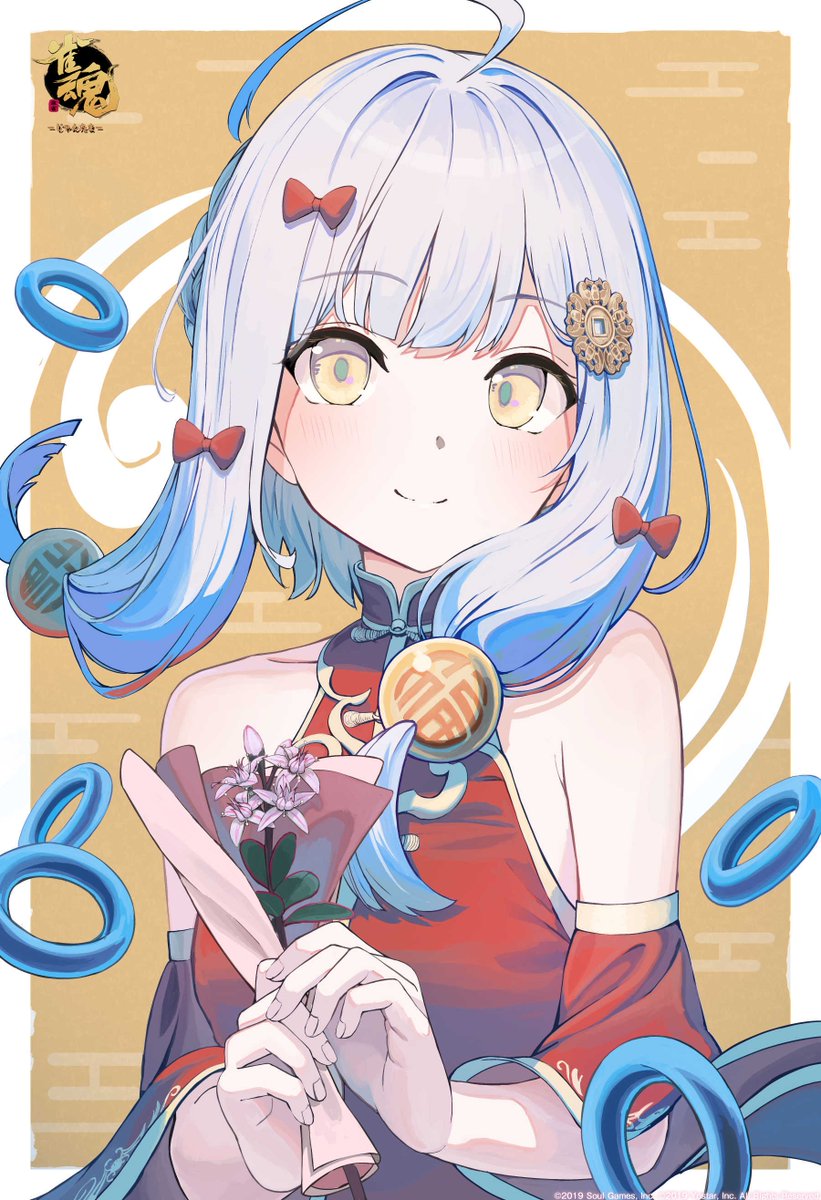 雀魂 じゃんたま 如月蓮 誕生日記念イラストペーパー額縁スタンド 雀魂