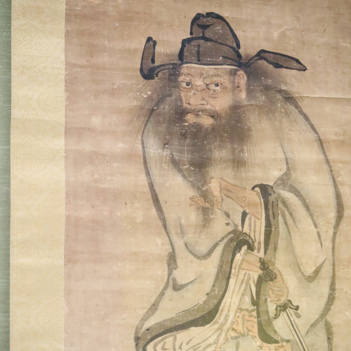 鍾馗人物水墨画魔除け・家内安全