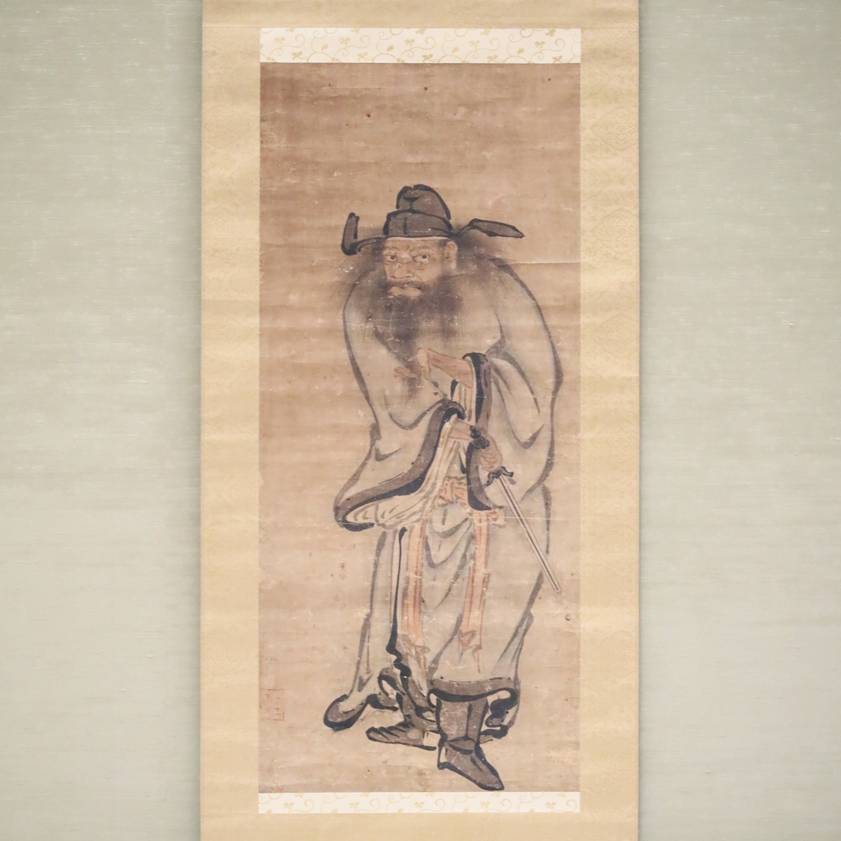 鍾馗人物水墨画魔除け・家内安全