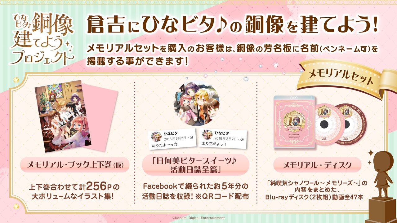 KONAMI ひなビタ♪ 10周年メモリアルブック ひなビタ♪10周年