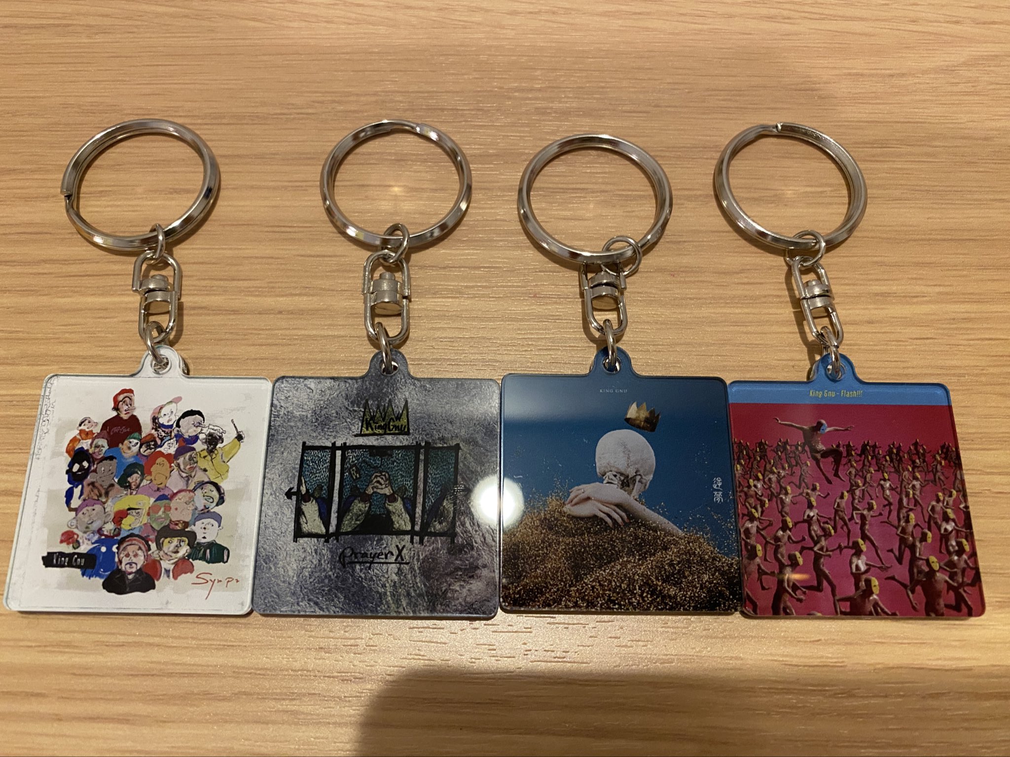 King Gnu CDジャケット アクリルキーチェーン 全17種セット King Gnu