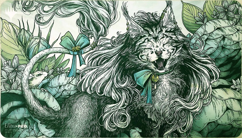 新品】MTG Unfinity 猫 トークン ウルトラプロ 公式 プレイマット