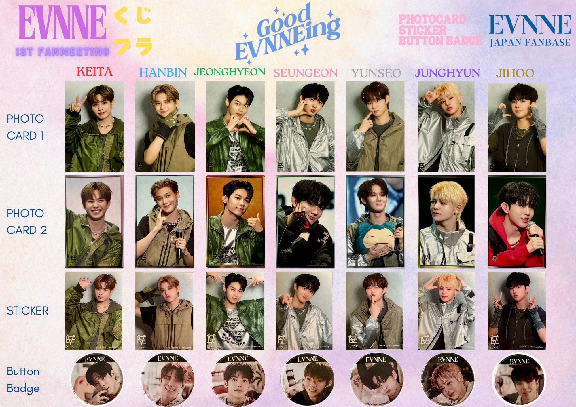 EVNNE ファンミーティング ハンビン トレカ スクラッチ C賞 EVNNE