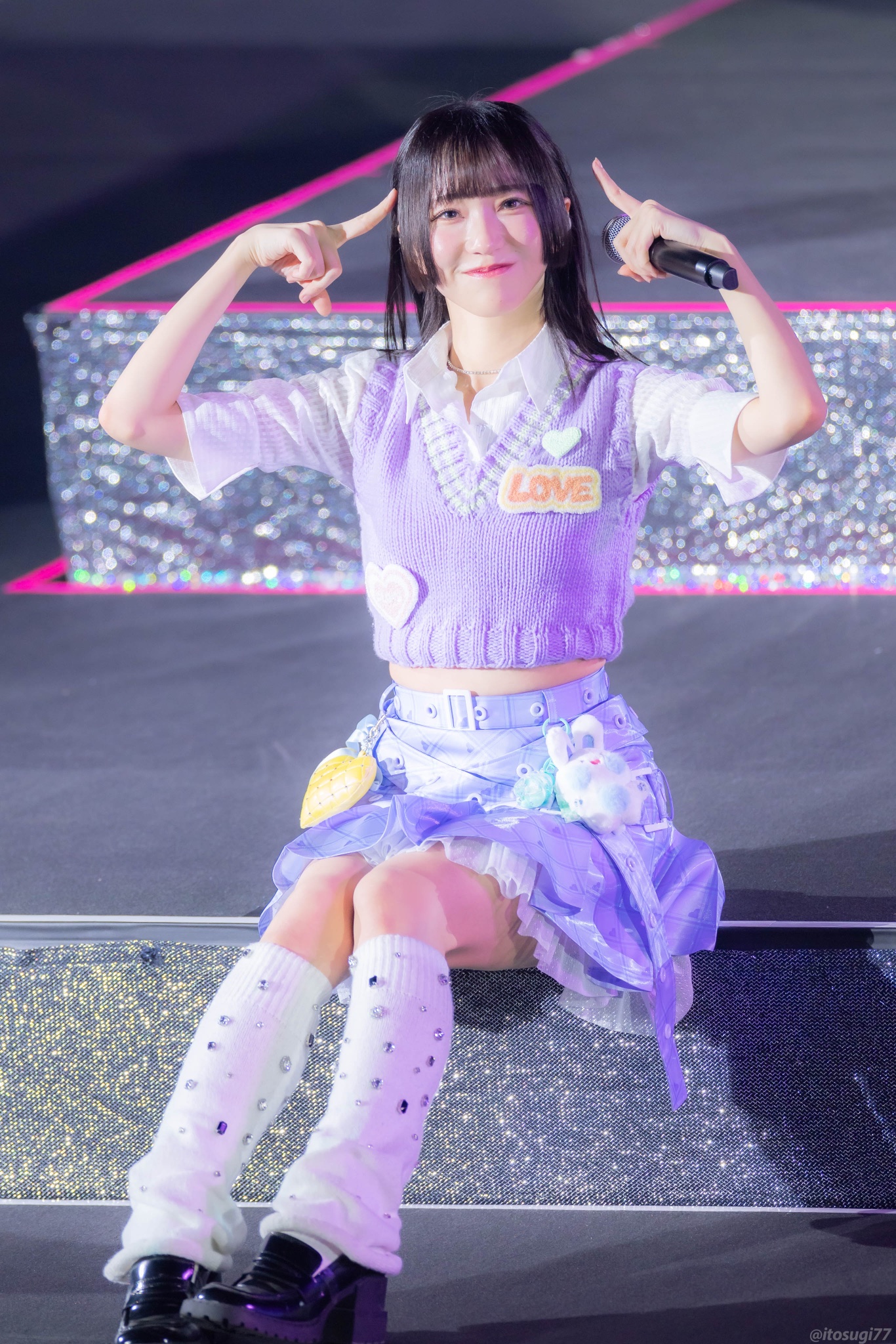 LOVE FC限定 個別スクエアトートバッグ 齋藤樹愛羅 FC限定 =LOVE 個別