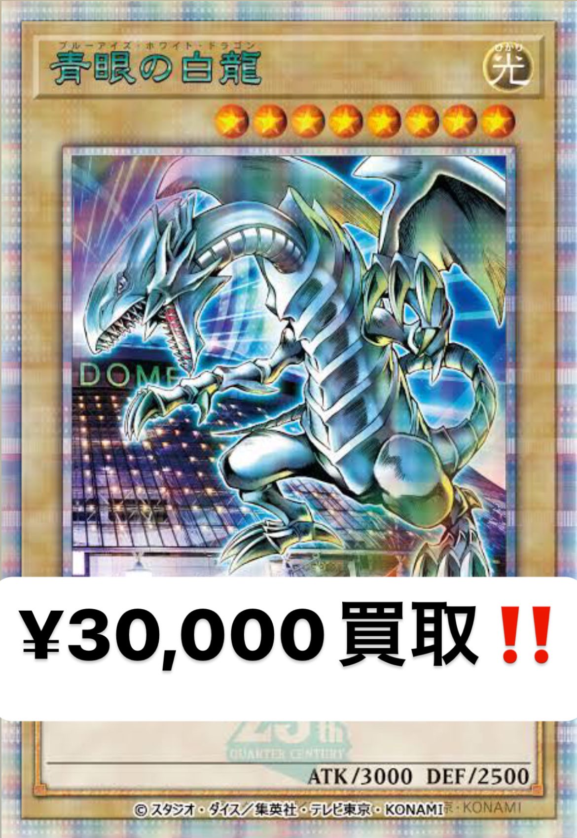 青眼の白龍 25th【PSA10】東京ドーム Amazon.co.jp: PSA10 青眼の白龍