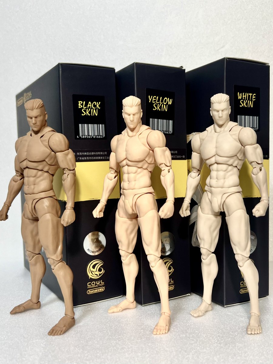 Romankey x COWL 超可動男性素体 （YELLOW SKIN） Amazon.co.jp