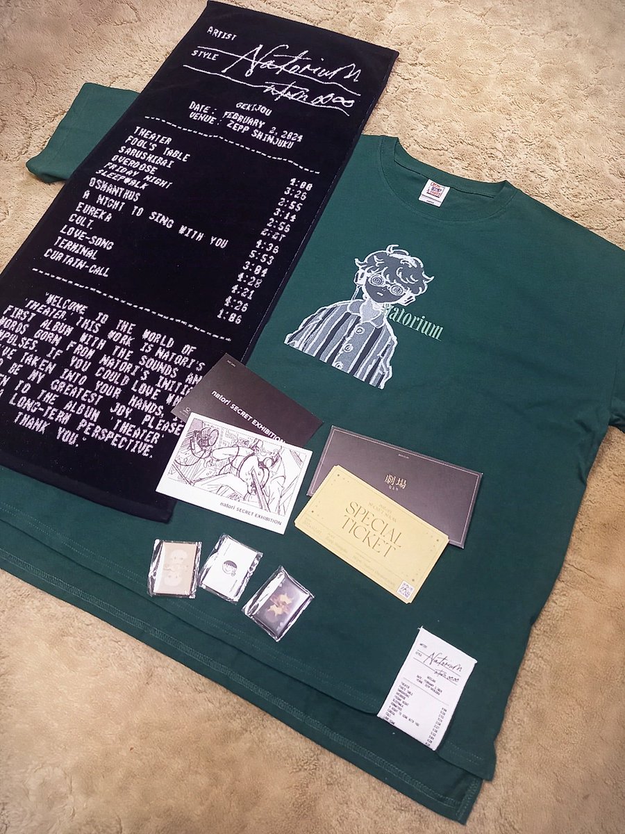 先日の #なとり SECRET SHOW で買った限定グッズだよ✨ 🟤フェイス