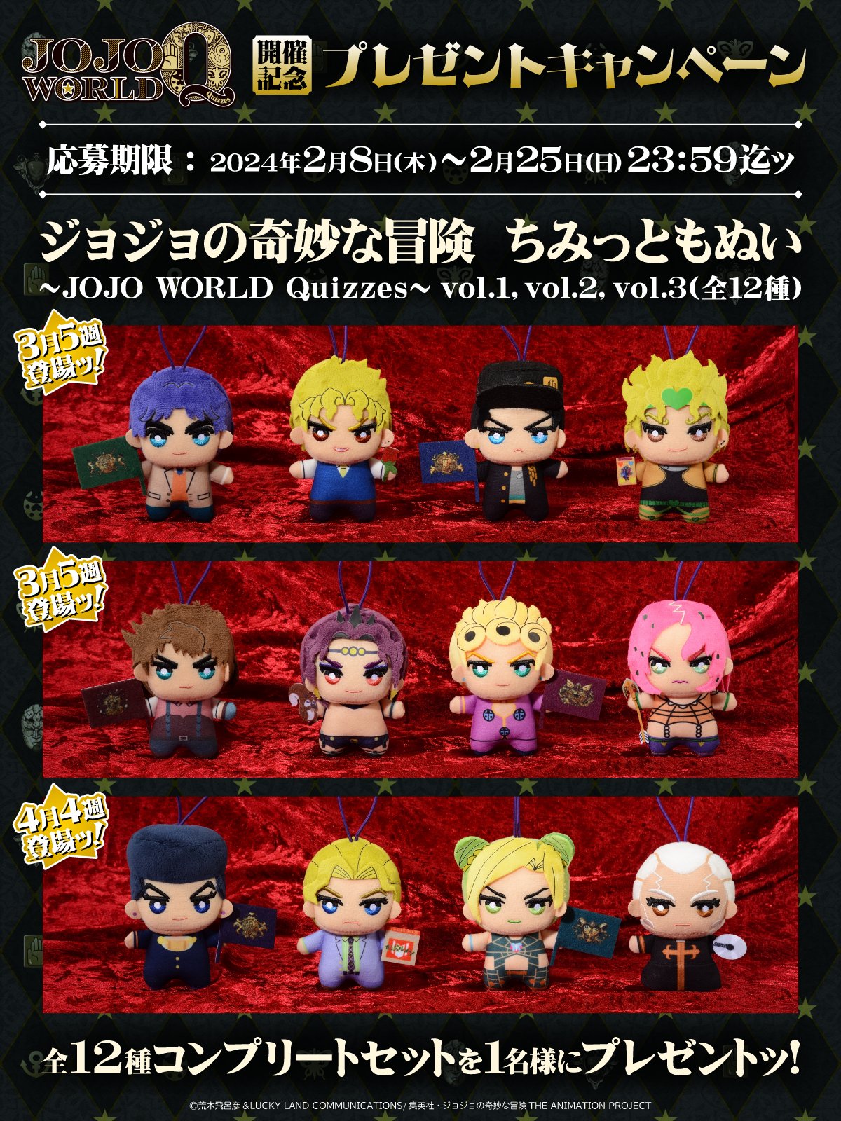 ジョジョの奇妙な冒険 ジョジョコレ ジョジョワールド コンプリート