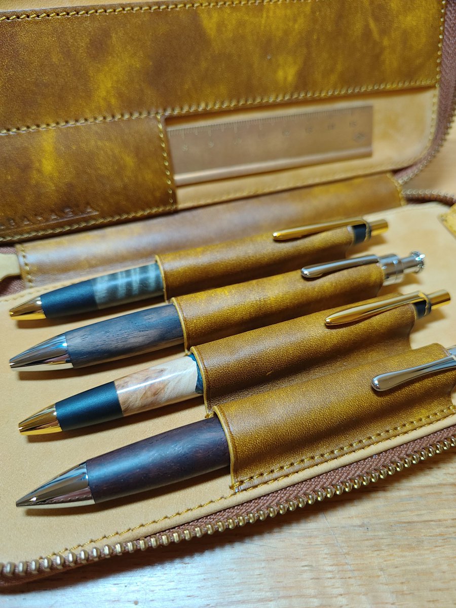 ボナン(@bonaanpen)様のレジンウッド“天王星”アルミ金具が届きました