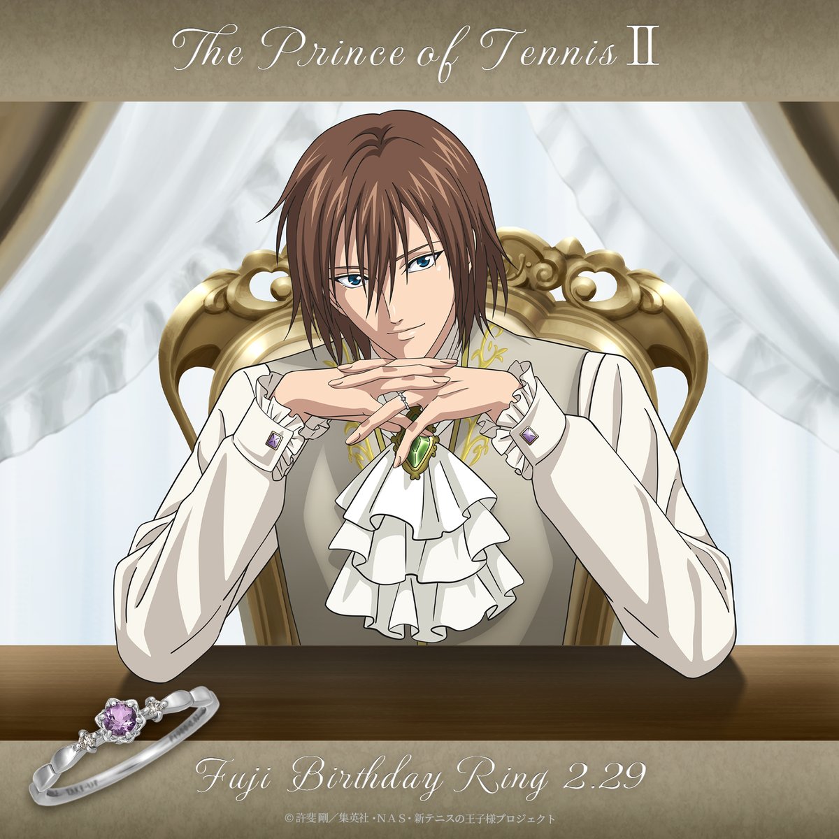 新テニスの王子様 テニプリスト 複製原画 不二周助 セール 新テニスの