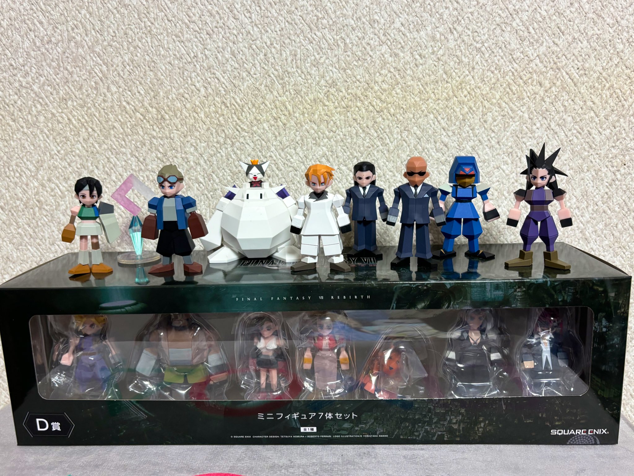 FF7 REBIRTH発売記念くじ セミコンプ ミニフィギュア G賞&D賞 FINAL