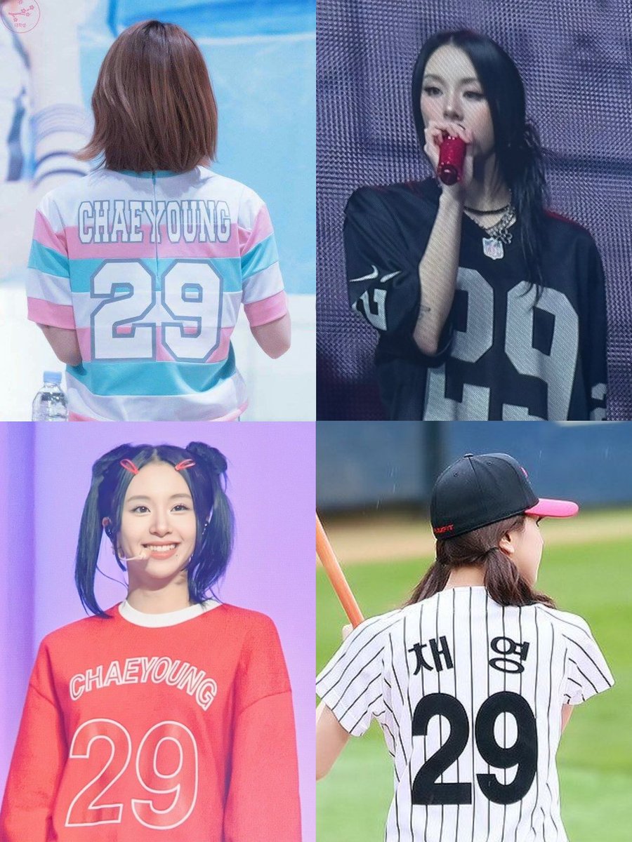 TWICE CHAEYOUNG 29番 メッシュ ユニフォーム
