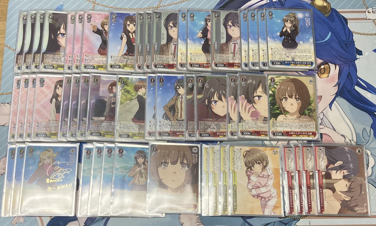 ヴァイスシュヴァルツ 青ブタ ほぼフルレアデッキ ヴァイス