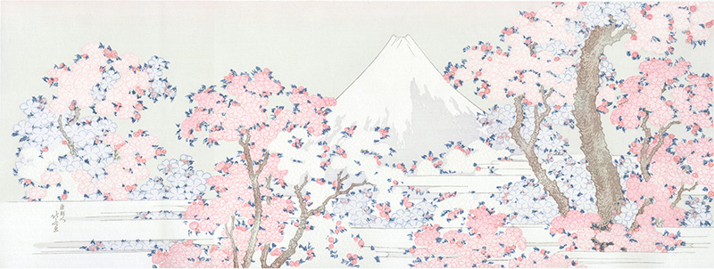 東京の桜も開花し、今週末はぽかぽか陽気。天才絵師・ #葛飾北斎 が
