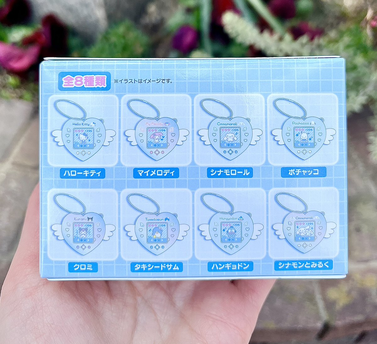 サンリオ新商品】 シークレットゲーム機風チャーム。 水色デイズ