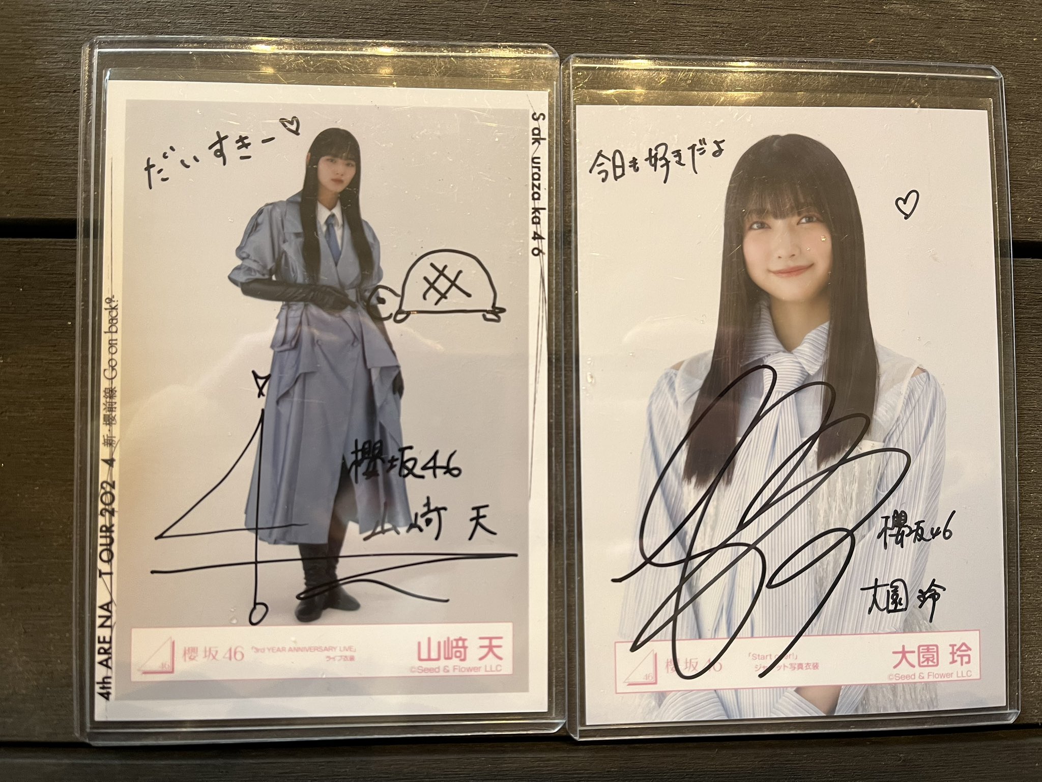 櫻坂46守屋麗奈 直筆サイン＆メッセージ入りチェキ 2023年6月当選分 櫻