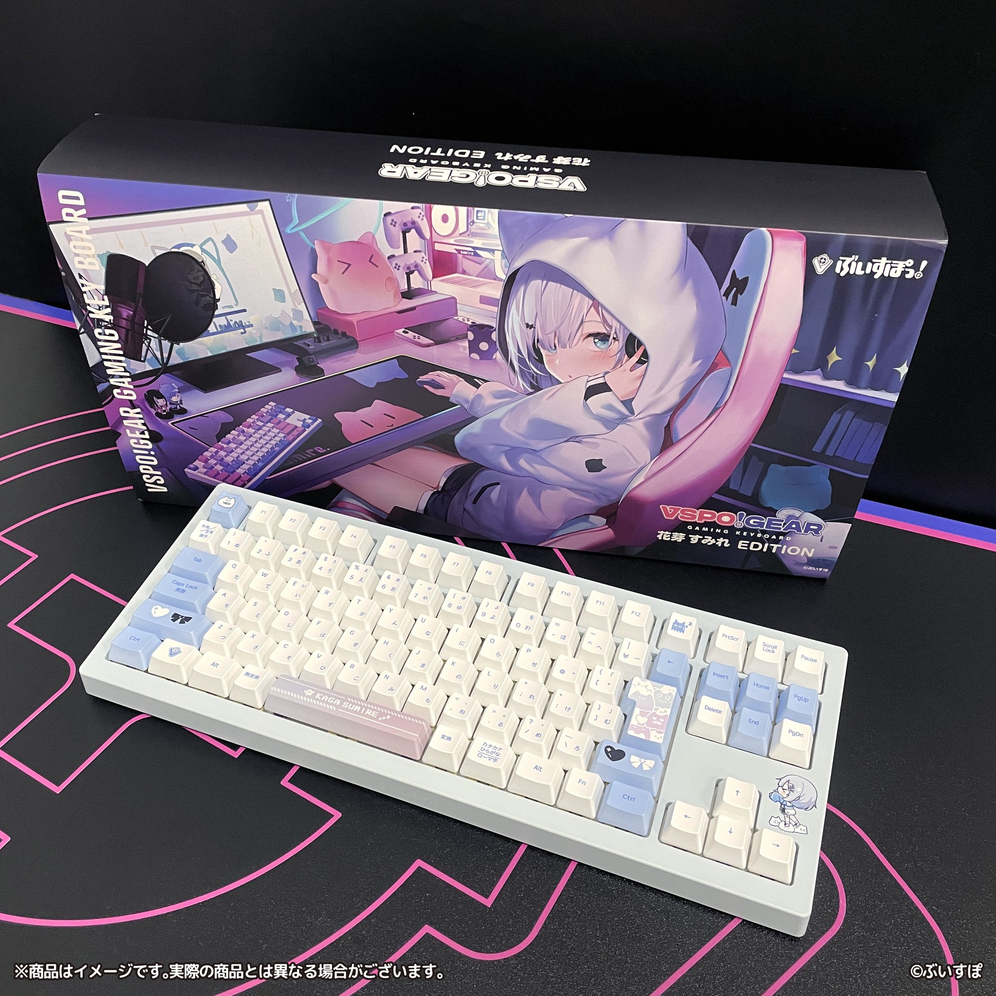 ぶいすぽキーボード 胡桃のあ VSPO!GEAR GAMING KEYBOARD 【未開封