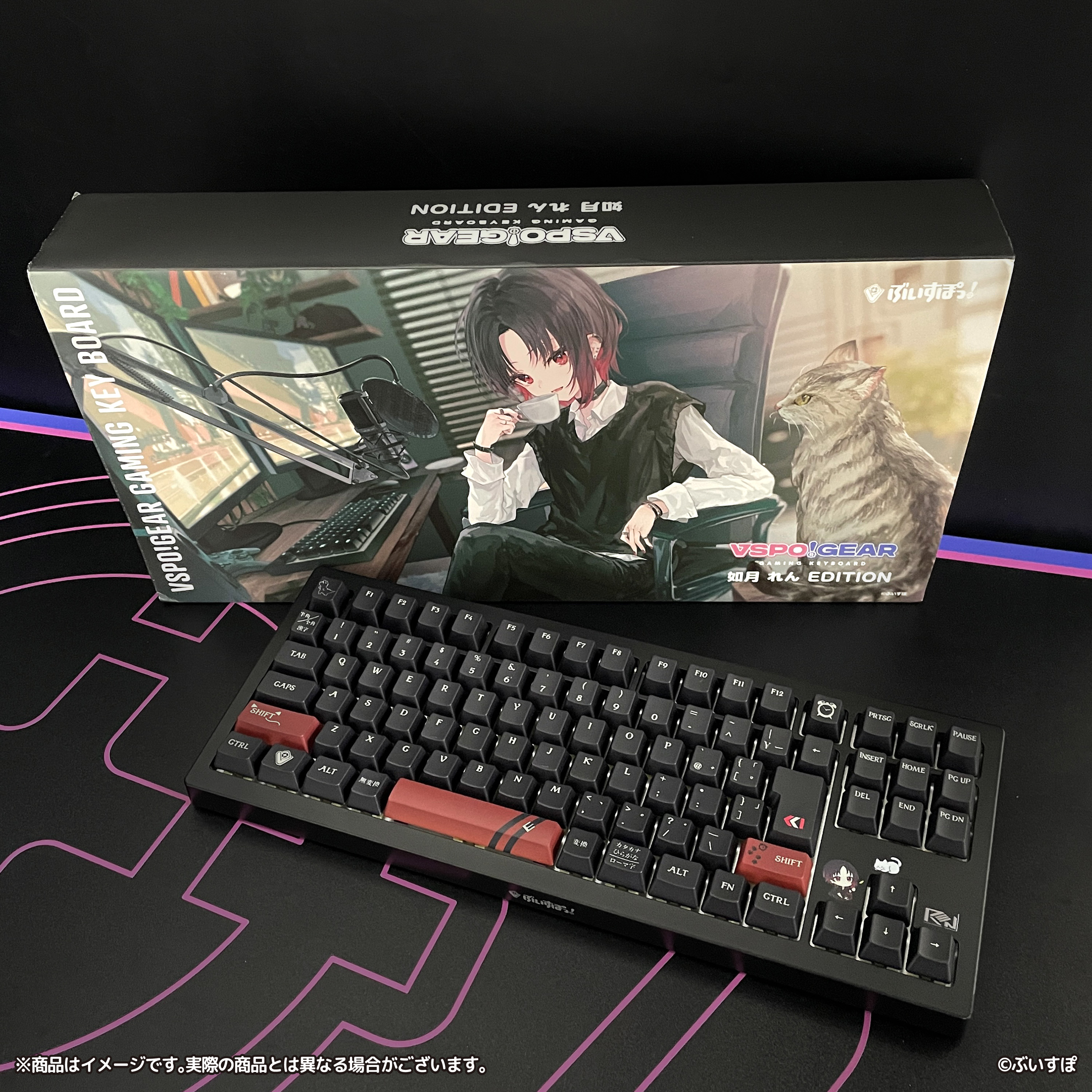 ぶいすぽ GEAR ゲーミングキーボード 橘ひなの VSPO! GEAR 第1弾