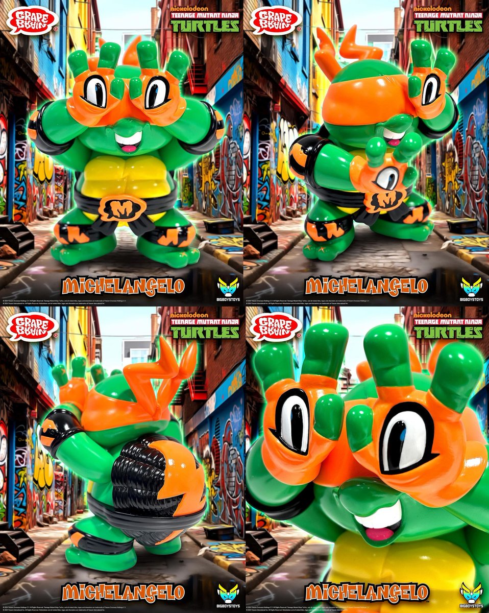 via ART TOY CULTURE (IG) TMNT x GRAPE BRAIN - Donatello