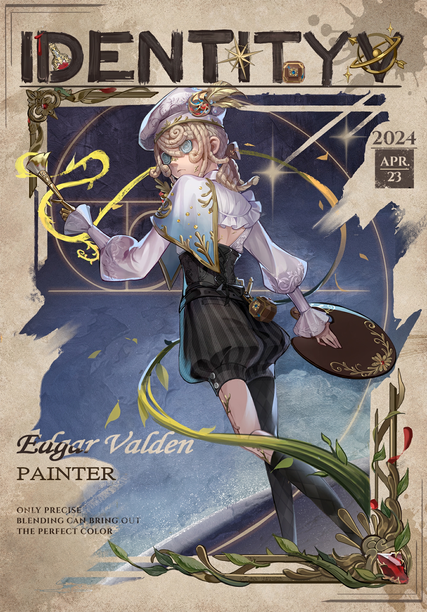 第五人格 Anniversary Cafe 3周年 ビッグアクリルスタンド 画家 第五