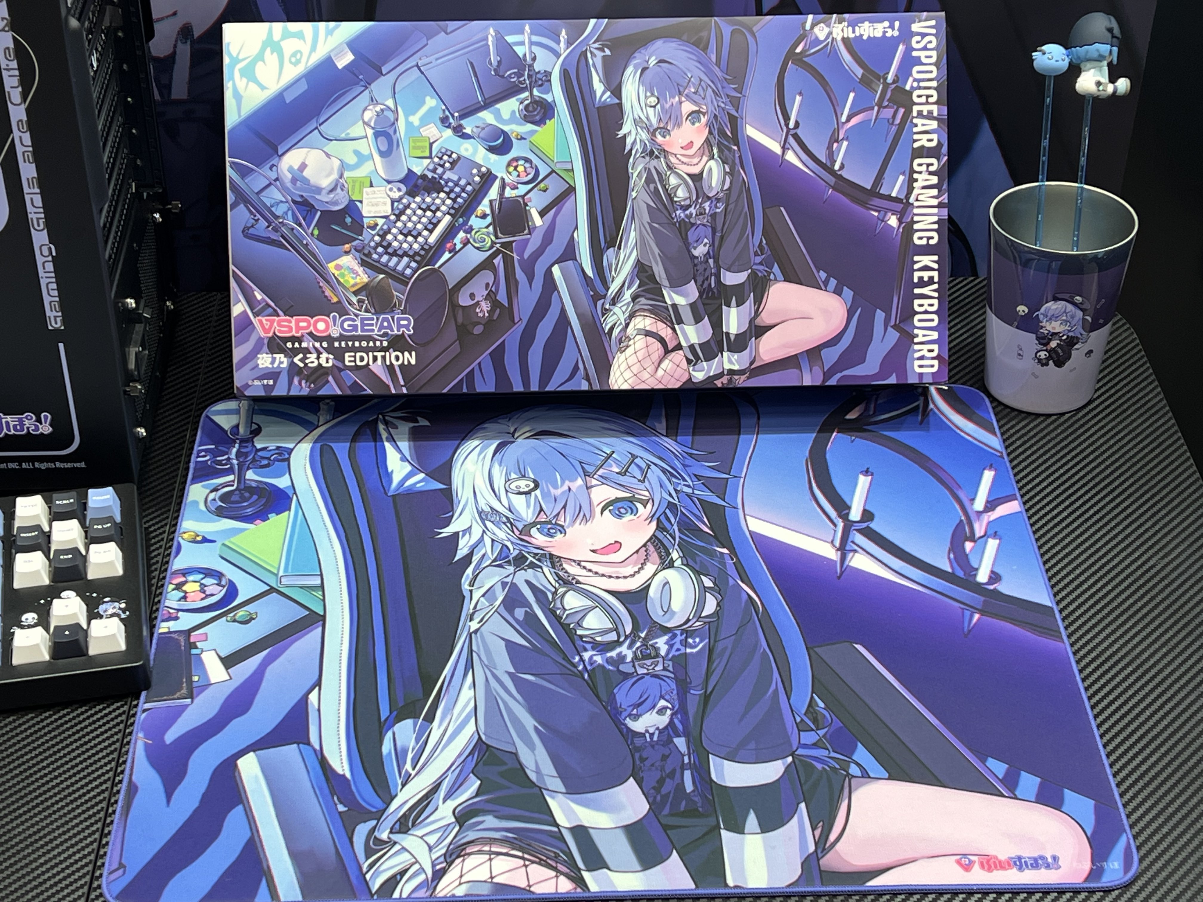 ぶいすぽギア 夜乃くほむEdition ぶいすぽっ！ ガラスマウス