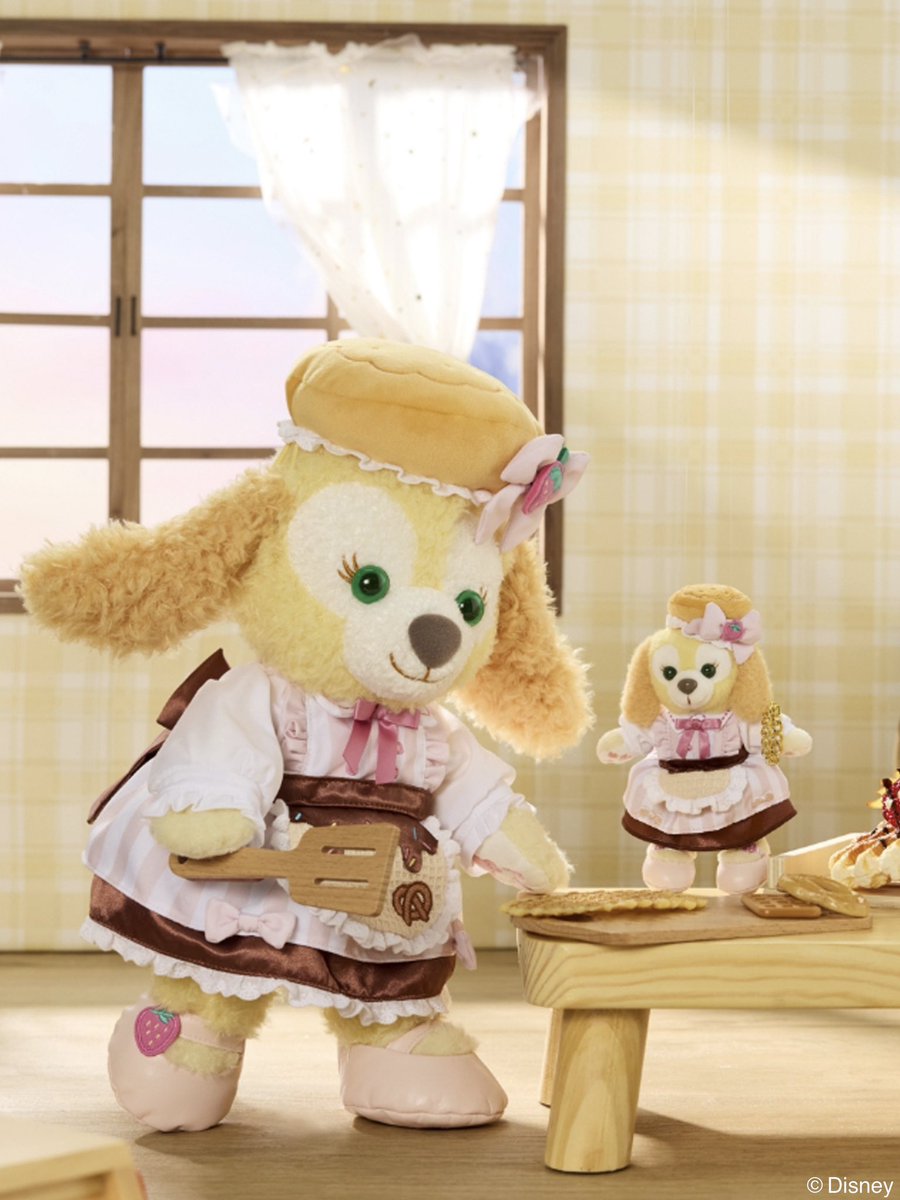 上海ディズニーの春日シリーズのクッキー・アンのキーチェーン付きぬい