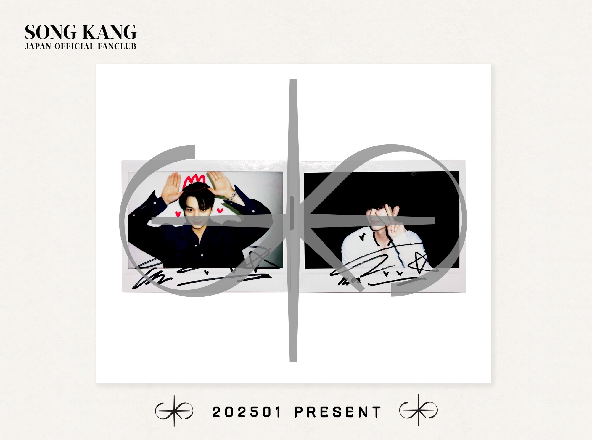 ateez アチズ ヨサン サイン入り ポラロイド ポラ チェキ 当選品 ateez