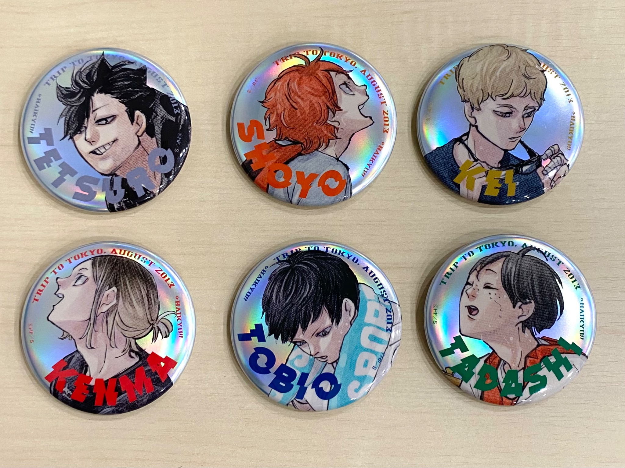 ジャンプGIGA ハイキュー メタリック 缶バッジ 孤爪研磨 ハイキュー