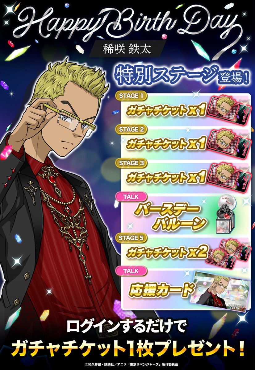 ✩┈┈∘*┈✰┈*∘┈┈✩ 稀咲 お誕生日 おめでとう