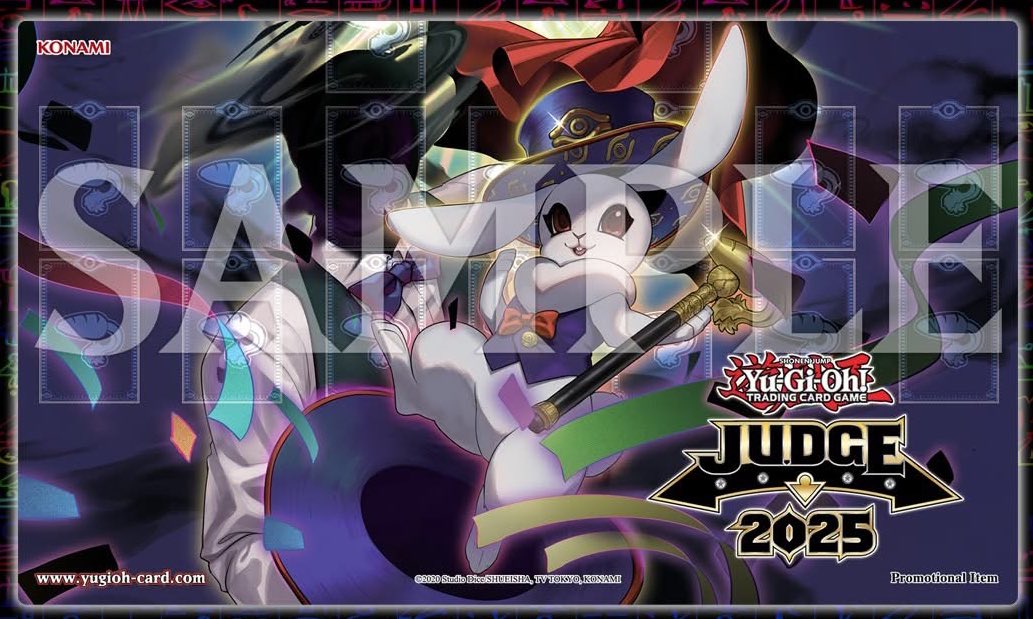 遊戯王 公式 JUDGE 2025 紅涙の魔ラクリモーサ プレイマット 北米版