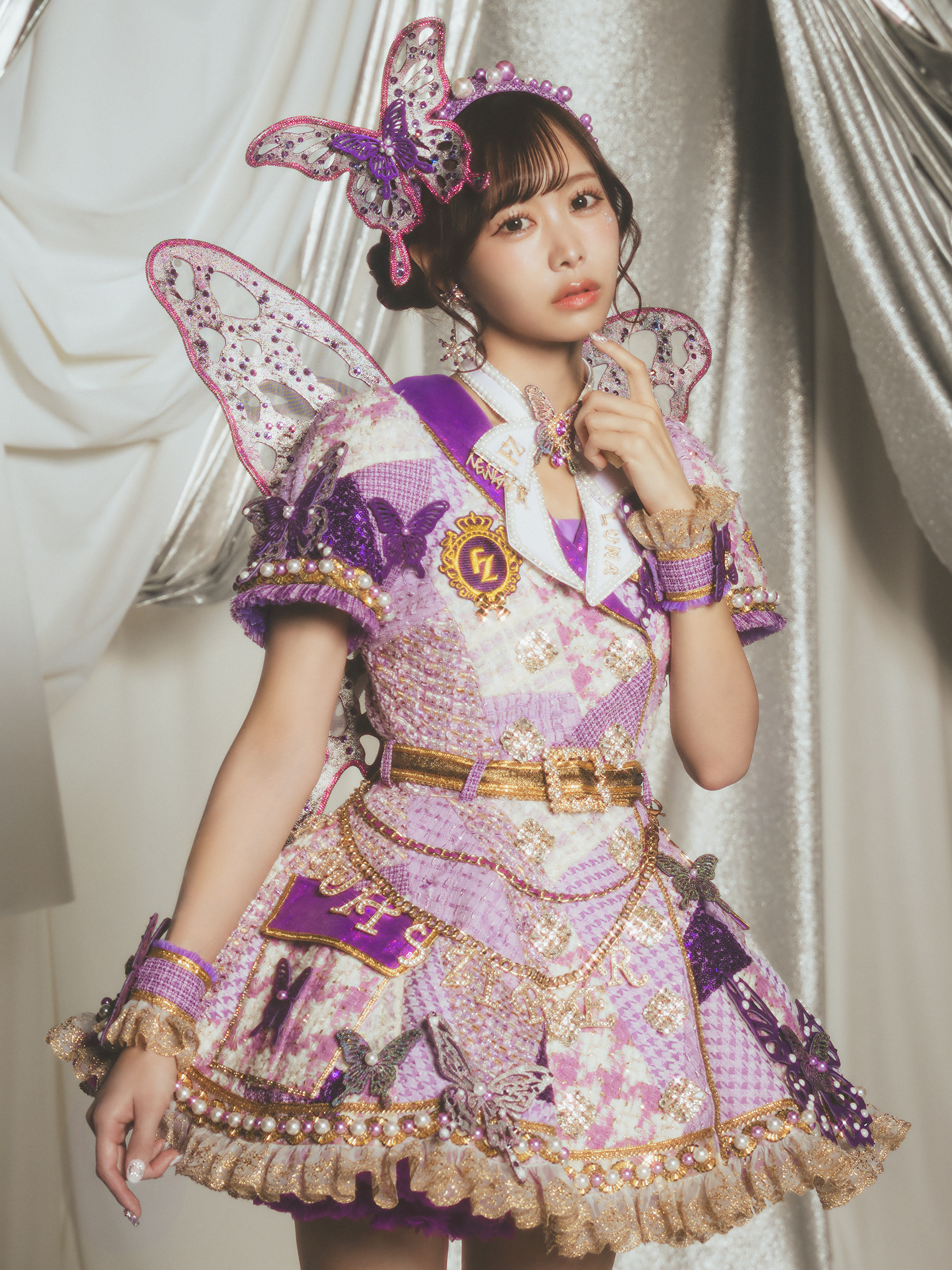 FRUITS ZIPPER ユニホーム 仲川瑠夏 るなぴ 推し 新品】FRUITS ZIPPER