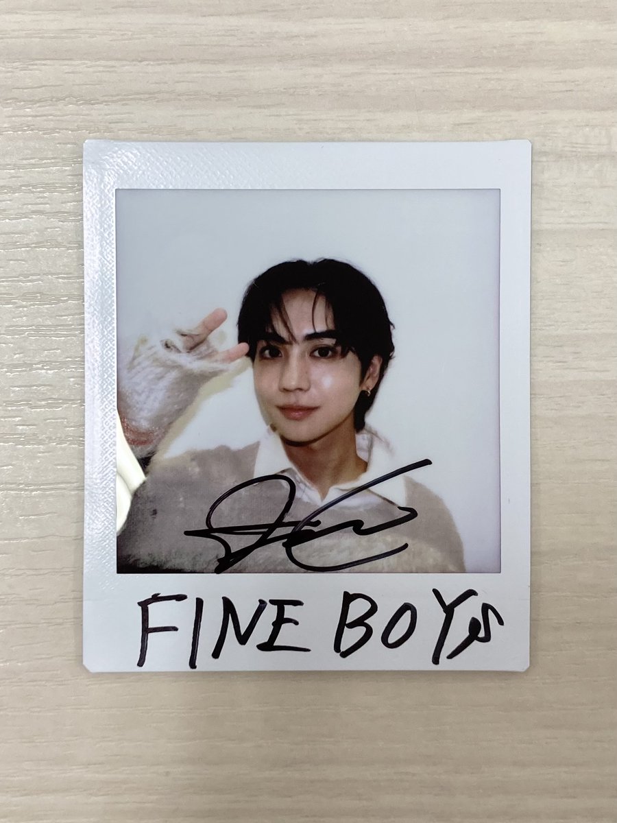 吉野北人 サイン入り チェキ ポラロイド 【公式通販】