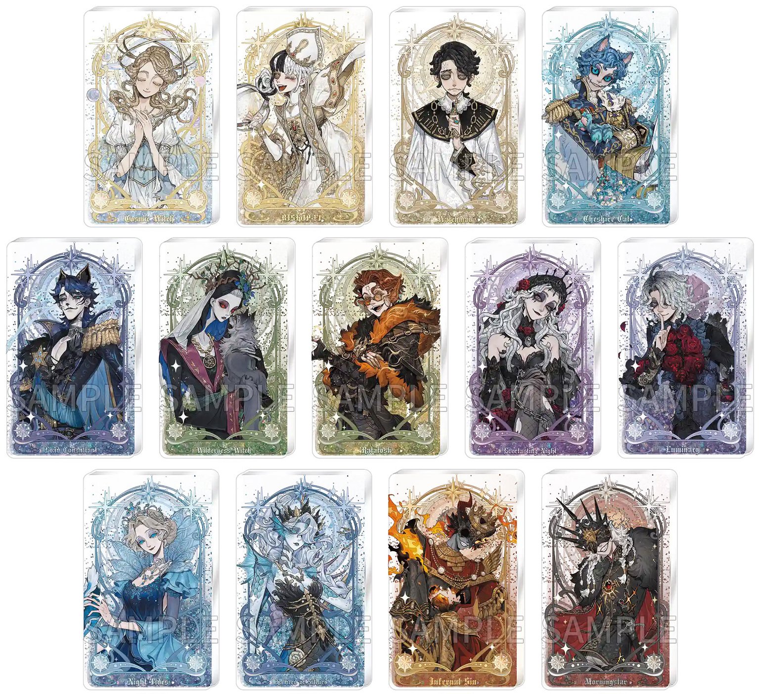 バラok【第五人格】占い師／ブロックアクキー バラok【第五人格