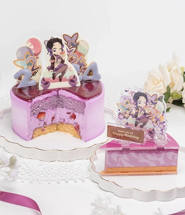鬼滅の刃 キャラクター誕生祭 ケーキイラスト一周記念「お誕生日ケーキ