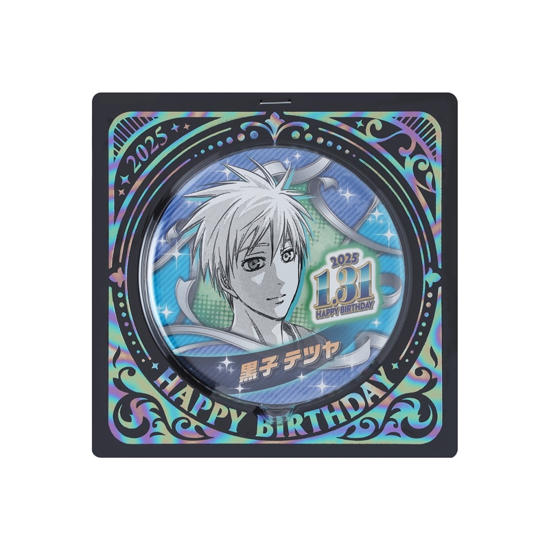 黒子のバスケ ホログラム缶バッジ 黒子テツヤ mini】黒子のバスケ