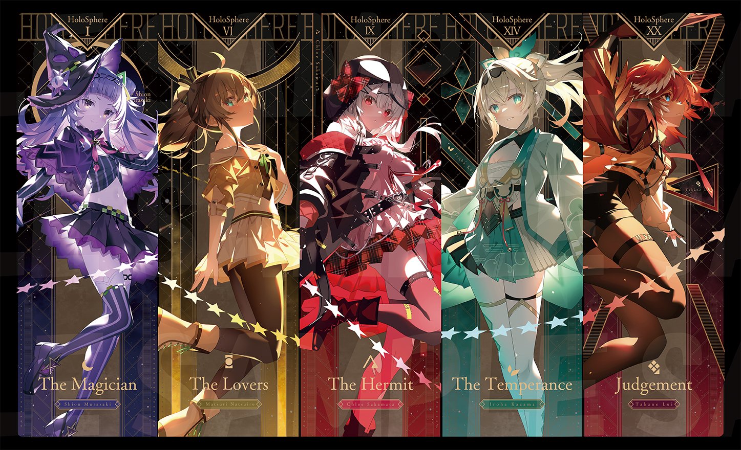 混沌の女神様 ホロライブ 沙花叉クロヱ 風間いろは 紫咲シオン 夏色