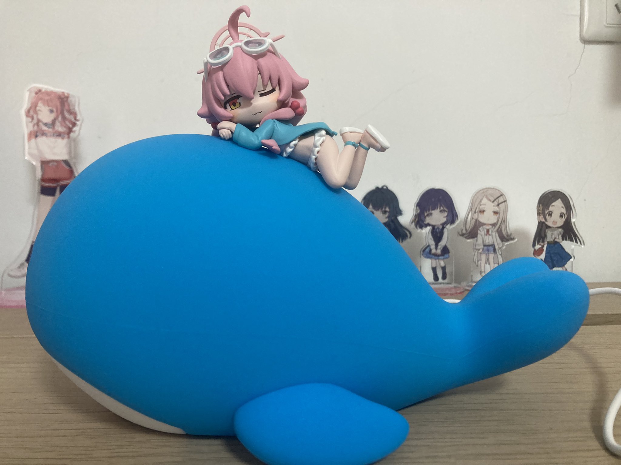 ブルアカホシノ中国限定一番くじラストワン賞 間接照明 ブルー