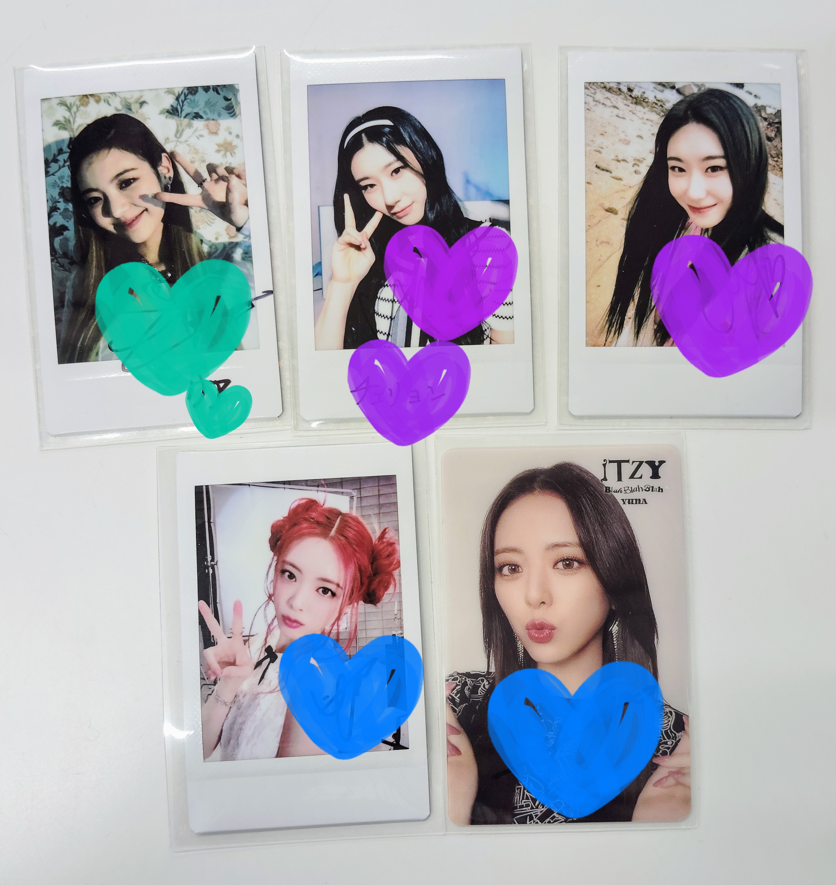 itzy チェリョン チェキ itzy チェリョン 直筆サイン入りチェキ itzy