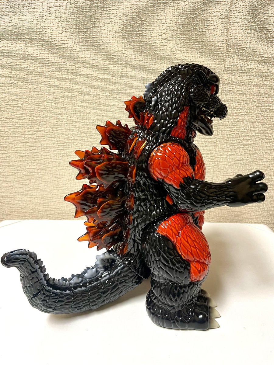 ゴジラ(1995) KAIJU ONE/壺工房 バーニングゴジラ 1995 ソフビ デスゴジ