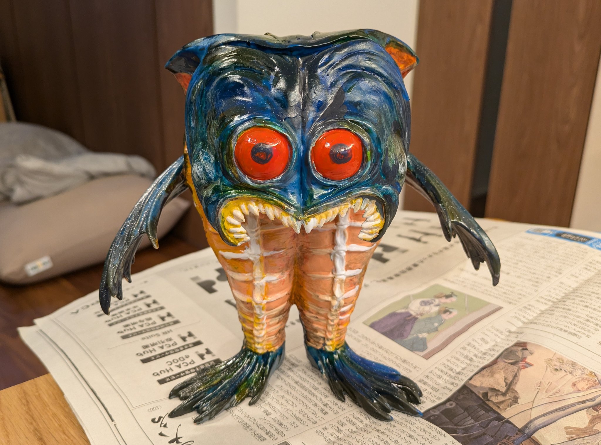 怪獣郷 ジェロニモン ソフビ 塗装ハゲあり 怪獣郷 ジェロニモン ソフビ