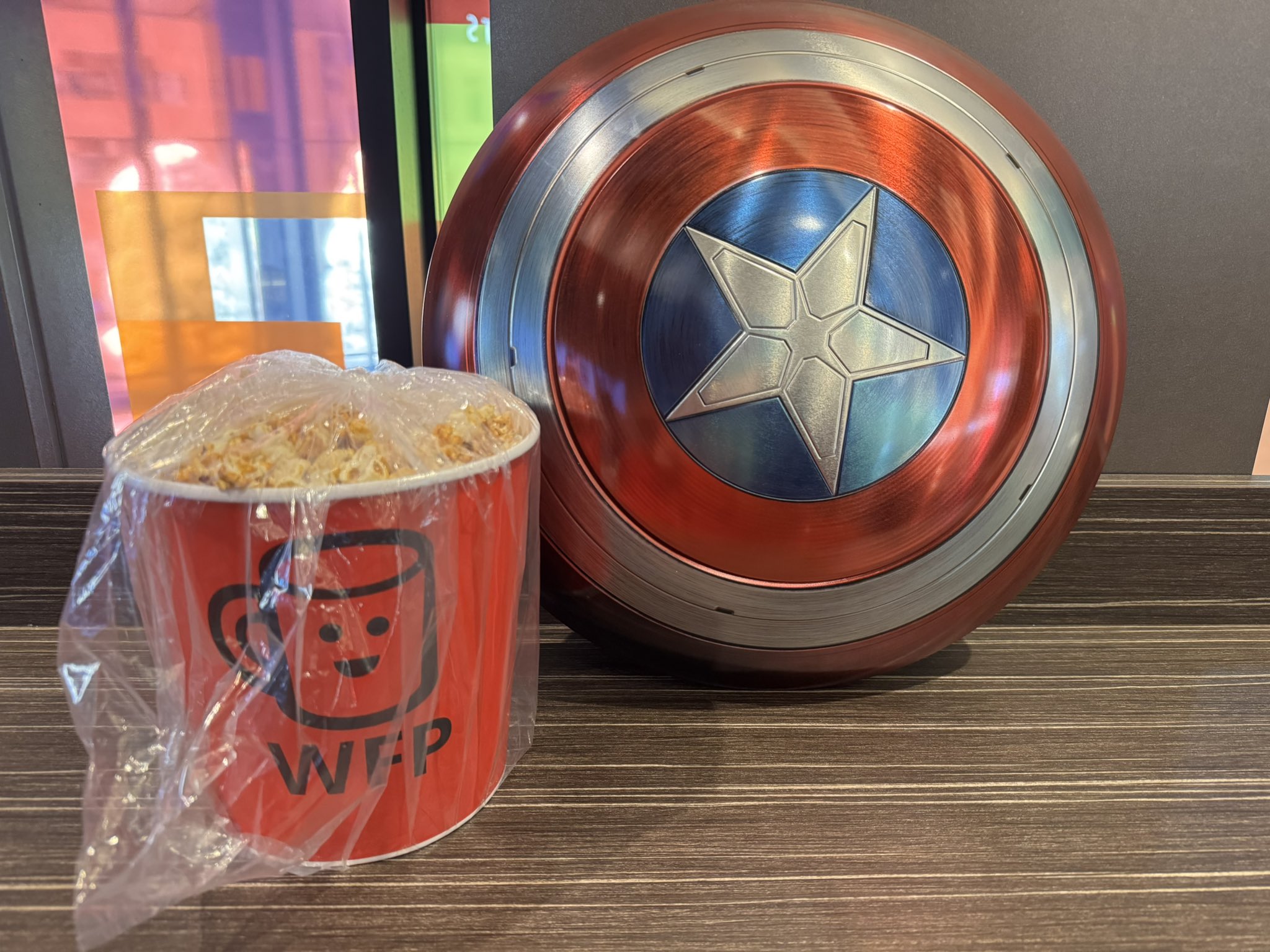 限定キャプテン・アメリカ シールド ポップコーンバケツマーベル